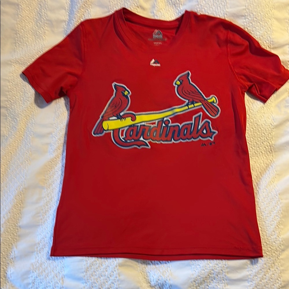 Majestic Kids Red Cardinals T-Shirt